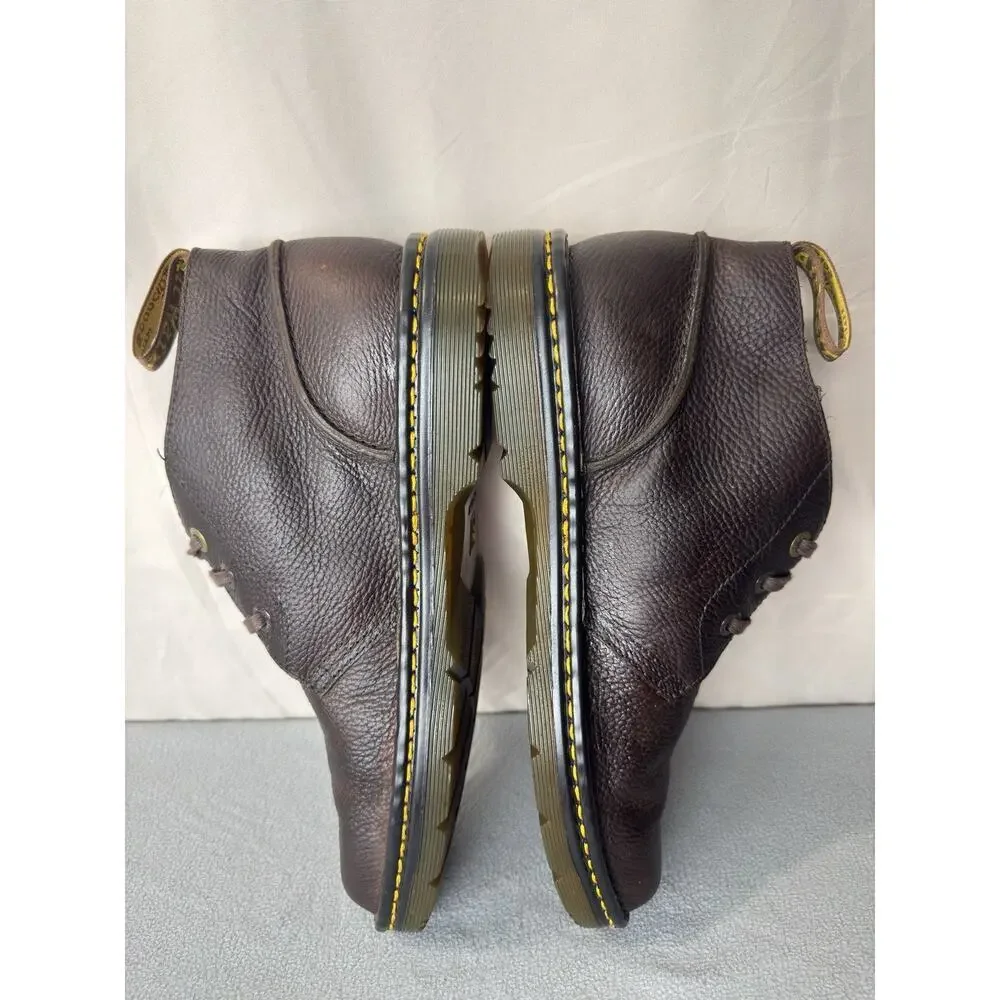 Dr. Martens AirWair Sussex Brown Pebble Leather Chukka Boots Men’s Size 12 - Picture 4 of 14